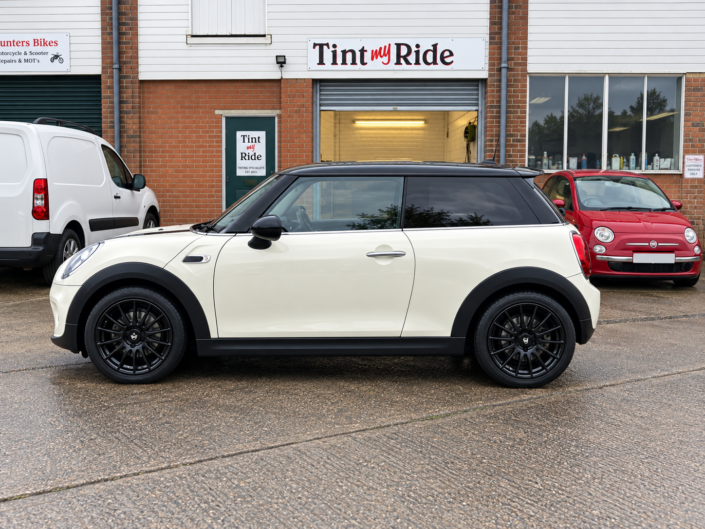 Small hatchbacks tinting example by Tint My Ride